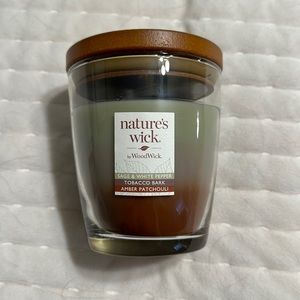 Natures wick candle- brand new